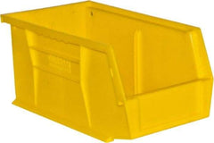 Durham - 11-3/8" Deep, Yellow Plastic Hang and Stack Bins - 5" High x 5-1/2" Wide x 11-3/8" Long - Industrial Tool & Supply