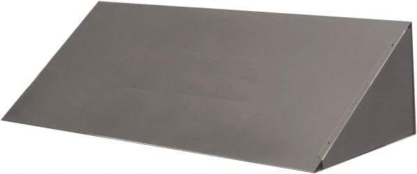 Durham - 33-3/4" Wide x 8-5/8" High, Gray Bin Cover - Use with 12" Deep Bins - Industrial Tool & Supply