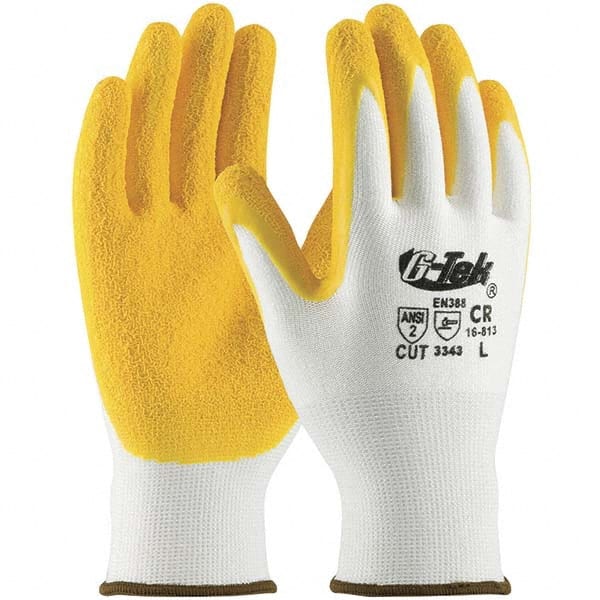 PIP - Size S, ANSI Cut Lvl A2, Puncture Lvl 3, Abrasion Lvl 3, Latex Coated PolyKor Cut Resistant Gloves - Industrial Tool & Supply