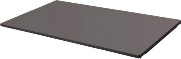 Durham - 14-3/8" Long x 47-1/2" Wide, Gray Steel Shelf - 400 Lb Capacity, Use with Mesh Stock Truck - Industrial Tool & Supply