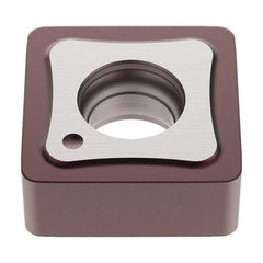 Seco - SNMU120410 Grade MK2050 Carbide Milling Insert - TiSiN/TiAlN Finish, 5mm Thick, 12mm Inscribed Circle, 1mm Corner Radius - Industrial Tool & Supply