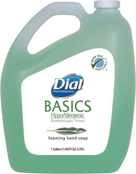 Dial - 1 Gal Bottle Foam Soap - Light Green, Honeysuckle Scent - Industrial Tool & Supply