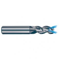 20mm Dia. - 104mm OAL - 45° Helix Bright Carbide End Mill - 3 FL - Industrial Tool & Supply