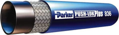 Parker - 3/8" ID x 0.63" OD CTL Push-on Air Hose - 400 Working psi, -55 to 302°F, Blue - Industrial Tool & Supply