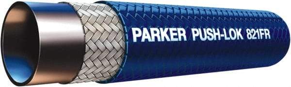 Parker - 3/4" ID x 1.03" OD CTL Push-on Air Hose - 250 Working psi, -40 to 212°F, Blue - Industrial Tool & Supply