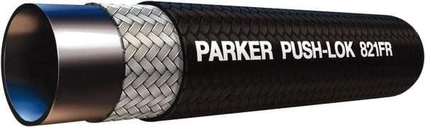 Parker - 3/8" ID x 0.63" OD CTL Push-on Air Hose - 300 Working psi, -40 to 212°F, Black - Industrial Tool & Supply