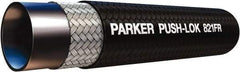 Parker - 3/8" ID x 0.63" OD CTL Push-on Air Hose - 300 Working psi, -40 to 212°F, Black - Industrial Tool & Supply
