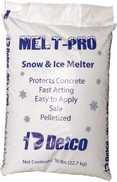 Detco - 50 Lb Pail Sodium Chloride Granules - Effective to -6°F - Industrial Tool & Supply