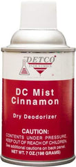 Detco - 7 oz Air Freshener Dispenser Refill - Cinnamon, Compatible with EQD004 - Industrial Tool & Supply