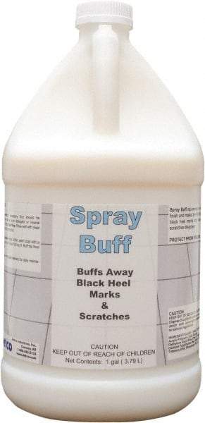 Detco - 1 Gal Bottle Spray Buff - Use on Hard Floors - Industrial Tool & Supply
