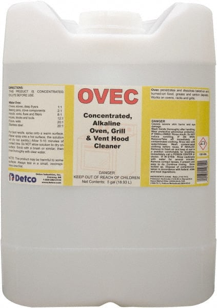 Oven Cleaners; Form: Liquid; Container Type: Drum; Container Size: 5.0 gal (US); EPP Indicators: Biodegradable; Pre Consumer Recycled Content : 0; Total Recycled Content: 0; Post Consumer Recycled Content: 0