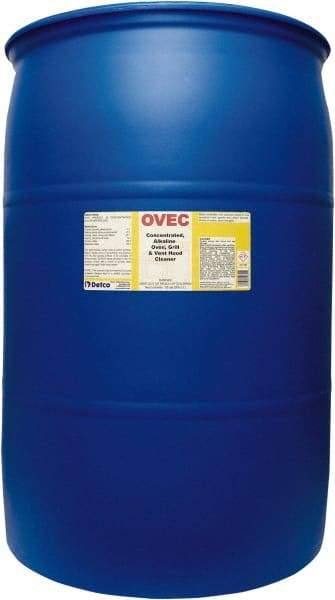 Detco - 55 Gal Liquid Oven Cleaner - Comes in Drum - Industrial Tool & Supply