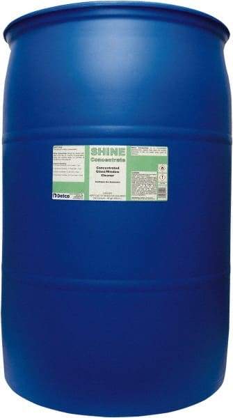 Detco - 55 Gal Drum Unscented Glass Cleaner - Concentrated, Use on Glass - Industrial Tool & Supply