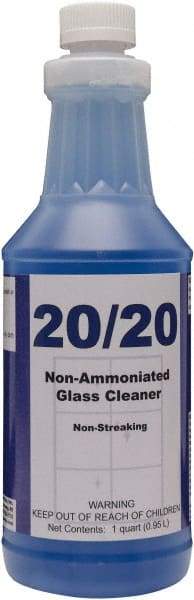 Detco - 32 oz Bottle Mint Glass Cleaner - Use on Glass - Industrial Tool & Supply