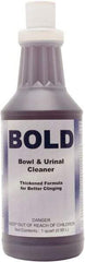 Detco - 32 oz Bottle Liquid Toilet Bowl Cleaner - Unscented Scent, Toilet Bowl - Industrial Tool & Supply