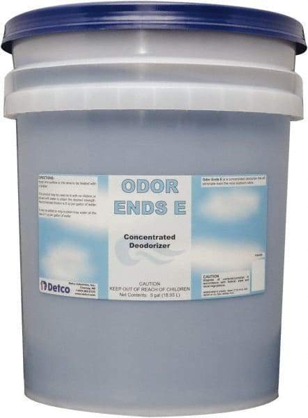 Detco - 5 Gal Pail Deodorizer - Liquid, Unscented, Concentrated, Environmentally Safe - Industrial Tool & Supply