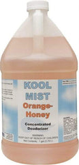 Detco - 1 Gal Bottle Deodorizer - Liquid, Orange-Honey Scent, Concentrated, Environmentally Safe - Industrial Tool & Supply