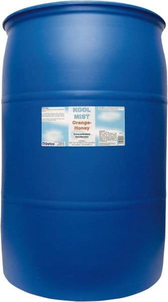 Detco - 55 Gal Drum Deodorizer - Liquid, Orange-Honey Scent, Concentrated, Environmentally Safe - Industrial Tool & Supply