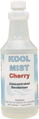 Detco - 32 oz Bottle Deodorizer - Liquid, Cherry Scent, Concentrated, Environmentally Safe - Industrial Tool & Supply