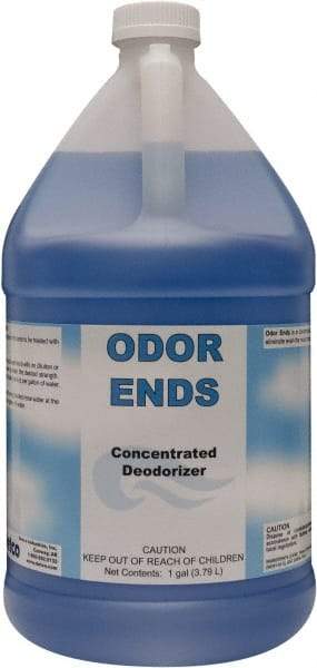 Detco - 1 Gal Bottle Deodorizer - Liquid, Unscented, Concentrated, Environmentally Safe - Industrial Tool & Supply