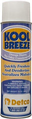 Detco - 20 oz Aerosol Can Deodorizer - Aerosol, Orange-Honey Scent, Environmentally Safe - Industrial Tool & Supply