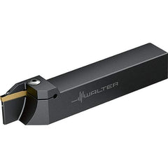 Walter - 0.472" Max Depth of Cut, Indexable Grooving Cutoff Toolholder - 24 Seat Size, 20mm Shank Height x 20mm Shank Width, Series G1011-20-32-P - Industrial Tool & Supply