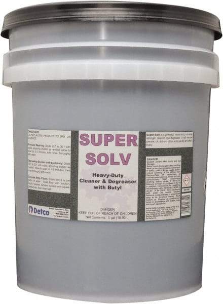 Detco - 5 Gal Bucket Cleaner/Degreaser - Liquid, Butyl-Based, Unscented - Industrial Tool & Supply