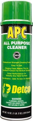 Detco - 20 oz Aerosol All-Purpose Cleaner - Aerosol, Butyl-Based, Lemon - Industrial Tool & Supply