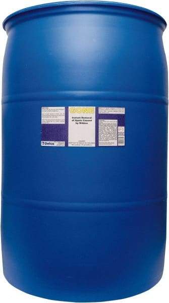 Detco - 55 Gal Drum Mildew Remover - Liquid, Water-Based, Unscented - Industrial Tool & Supply