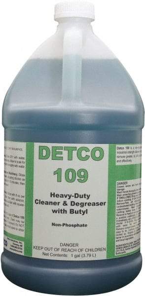 Detco - 1 Gal Bottle Cleaner/Degreaser - Liquid, Butyl-Based, Unscented - Industrial Tool & Supply