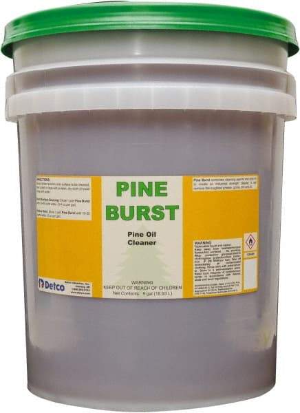 Detco - 5 Gal Bucket All-Purpose Cleaner - Liquid, Water-Based, Pine - Industrial Tool & Supply