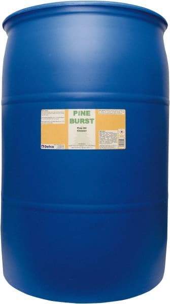 Detco - 55 Gal Drum All-Purpose Cleaner - Liquid, Water-Based, Pine - Industrial Tool & Supply