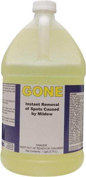 Detco - 1 Gal Bottle Mildew Remover - Liquid, Water-Based, Unscented - Industrial Tool & Supply