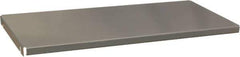 Durham - Gray, Steel, Cabinet Shelf - 23-1/2" Wide x 21-3/8" Deep x 3" High Body - Industrial Tool & Supply
