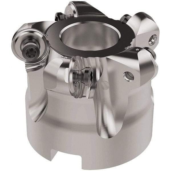 Seco - 50mm Cut Diam, 6mm Max Depth, 22mm Arbor Hole, 5 Inserts, RNMU12.. Insert Style, Indexable Copy Face Mill - R220.28 Cutter Style, 12,500 Max RPM, 40mm High, Through Coolant, Series R220 - Industrial Tool & Supply