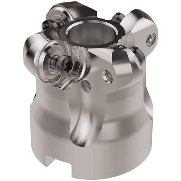 Seco - 40mm Cut Diam, 6mm Max Depth, 16mm Arbor Hole, 4 Inserts, RNMU12.. Insert Style, Indexable Copy Face Mill - R220.28 Cutter Style, 14,000 Max RPM, 40mm High, Through Coolant, Series R220 - Industrial Tool & Supply