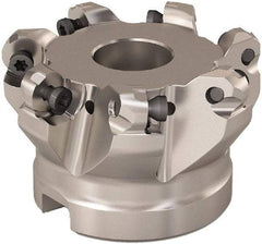 Seco - 63mm Cut Diam, 6mm Max Depth, 22mm Arbor Hole, 7 Inserts, RP..12.. Insert Style, Indexable Copy Face Mill - R220.29 Cutter Style, 11,200 Max RPM, 40mm High, Through Coolant, Series R220 - Industrial Tool & Supply
