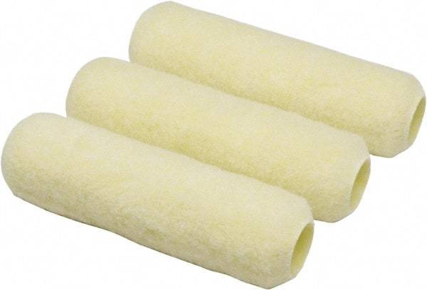Ability One - 1/2" Nap, 9" Wide Paint Roller Set - Smooth Texture, Fabric - Industrial Tool & Supply
