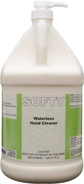 Detco - 1 Gal Bottle Waterless Cream Waterless Hand Cleaner - White, Banana Scent - Industrial Tool & Supply