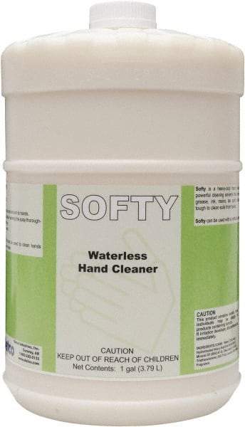 Detco - 1 Gal Bottle Waterless Cream Waterless Hand Cleaner - White, Banana Scent - Industrial Tool & Supply