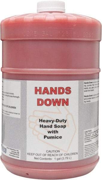 Detco - 1 Gal Bottle Gel Hand Cleaner with Grit - Red, Cherry Scent - Industrial Tool & Supply