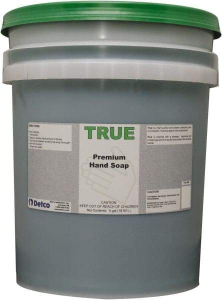 Detco - 5 Gal Pail Liquid Hand Cleaner - Green, Herbal Scent - Industrial Tool & Supply