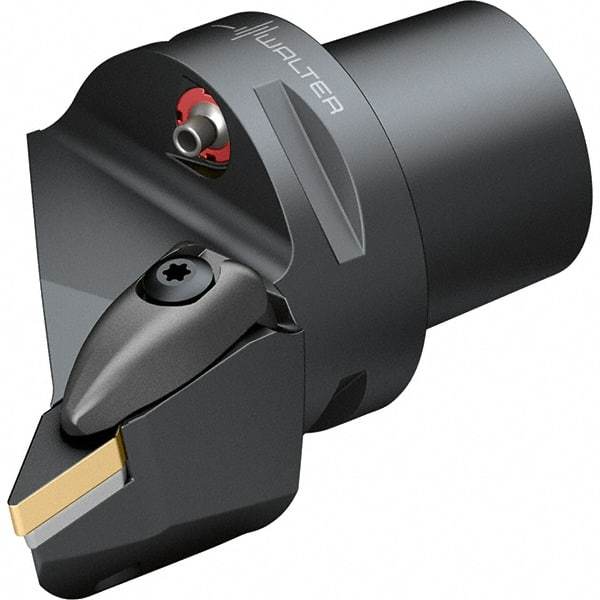 Walter - 93° Lead Angle, Indexable Turning Toolholder - 95mm OAL, Series DVJN-CAPTO-AUSSEN - Industrial Tool & Supply