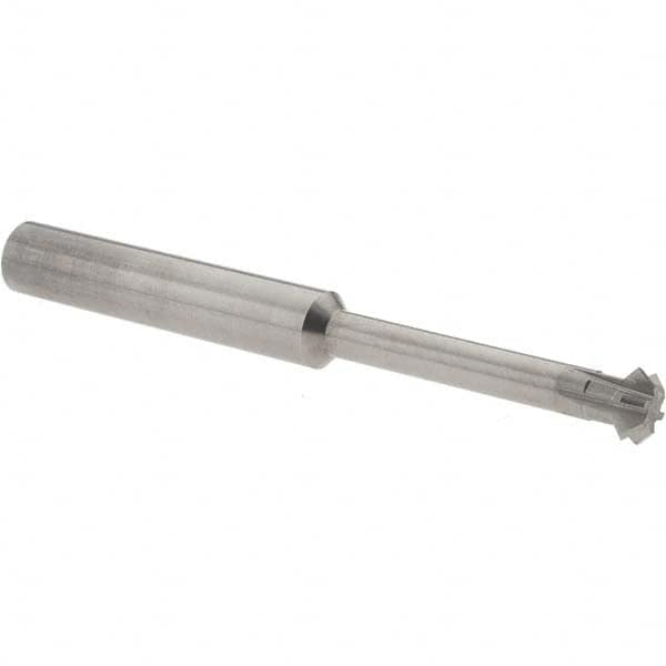 Accupro - 5/16° 5/16" Cut Diam, 1/8" Cut Width, 5/16" Shank, Solid Carbide Double-Angle Cutter - Industrial Tool & Supply