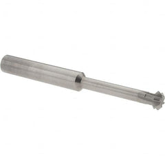 Accupro - 5/16° 5/16" Cut Diam, 1/8" Cut Width, 5/16" Shank, Solid Carbide Double-Angle Cutter - Industrial Tool & Supply