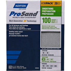 Norton - Sanding Sheets Abrasive Material: Aluminum Oxide Grade: Medium - Industrial Tool & Supply