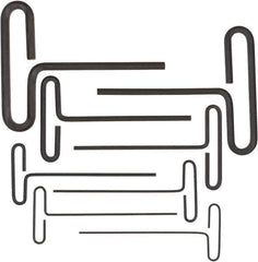 Bondhus - 8 Piece, Loop T-Handle Hex Key Set - 2 to 10mm Range, Protanium High Torque Steel - Industrial Tool & Supply