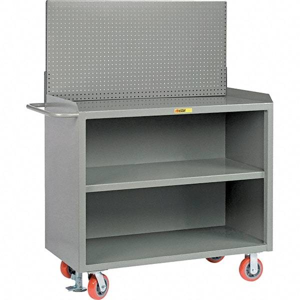 Little Giant - 3,600 Lb Capacity Mobile Service Bench - 41" Wide x 24" Deep x 43" High, Steel, Gray - Industrial Tool & Supply