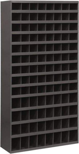 Durham - 104 Bin, Small Parts Storage Bin - 12" Deep x 35" Wide x 65" High - Industrial Tool & Supply