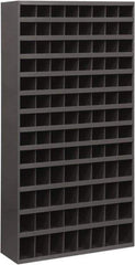 Durham - 104 Bin, Small Parts Storage Bin - 12" Deep x 35" Wide x 65" High - Industrial Tool & Supply